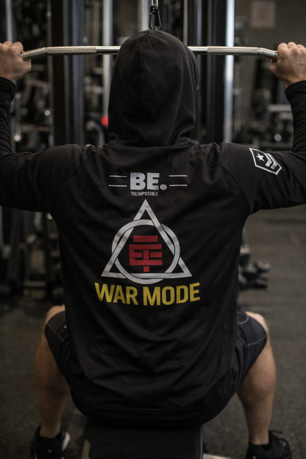 Sudadera “BE. WAR MODE” – Edición Entrenador & Mente de Hierro ⚔️🐺