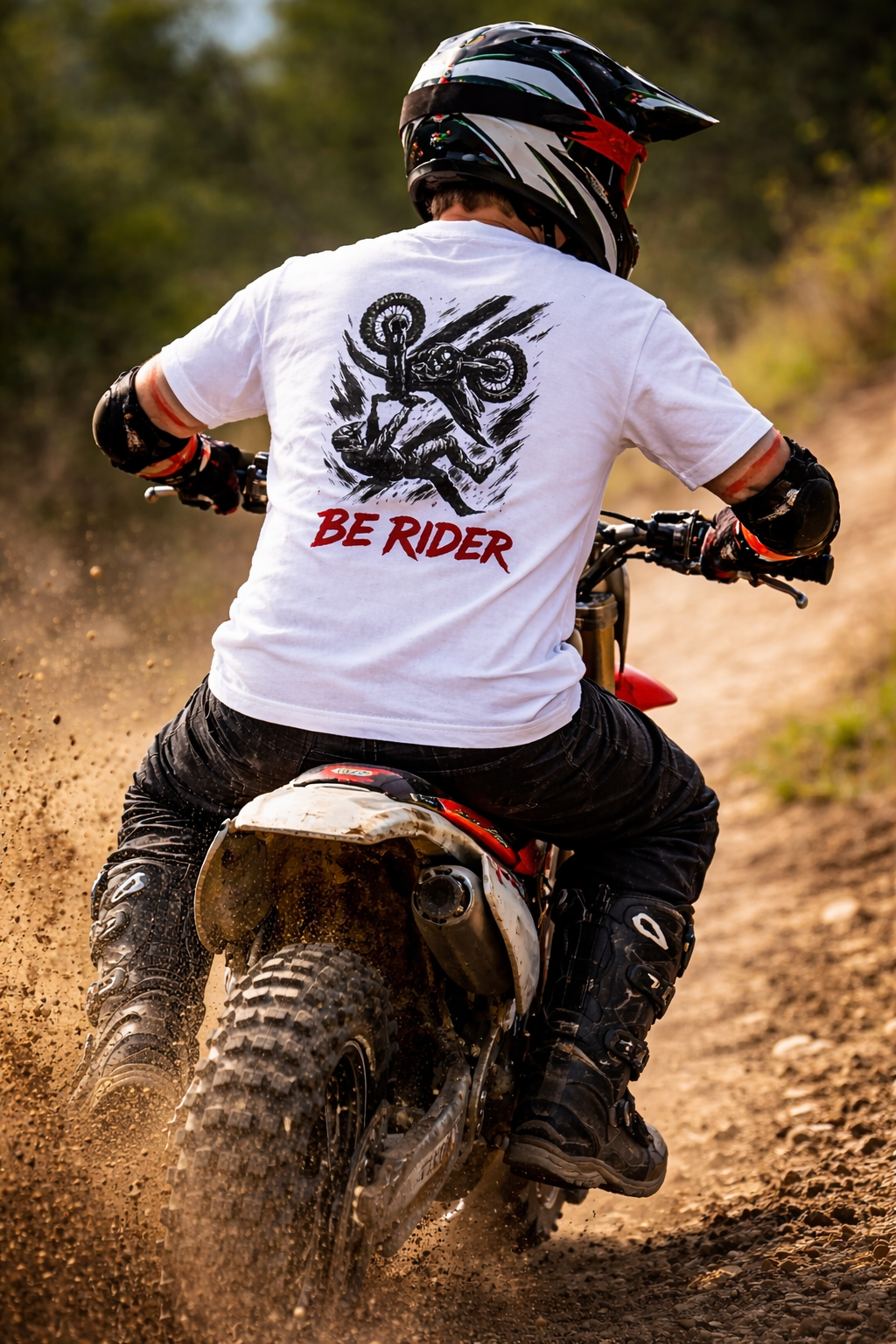 CAMISETA BE. RIDER – Edición Motocross Libertad Salvaje 🏍️🔥