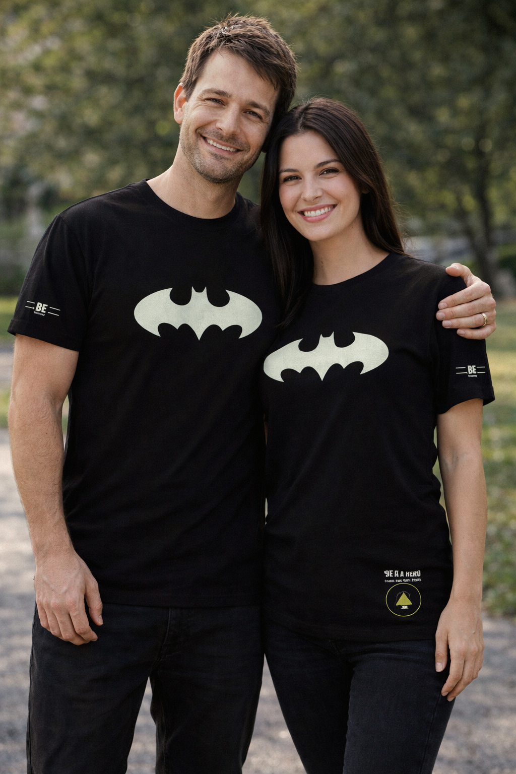 CAMISETA BE. A HERO – BATMAN EDITION