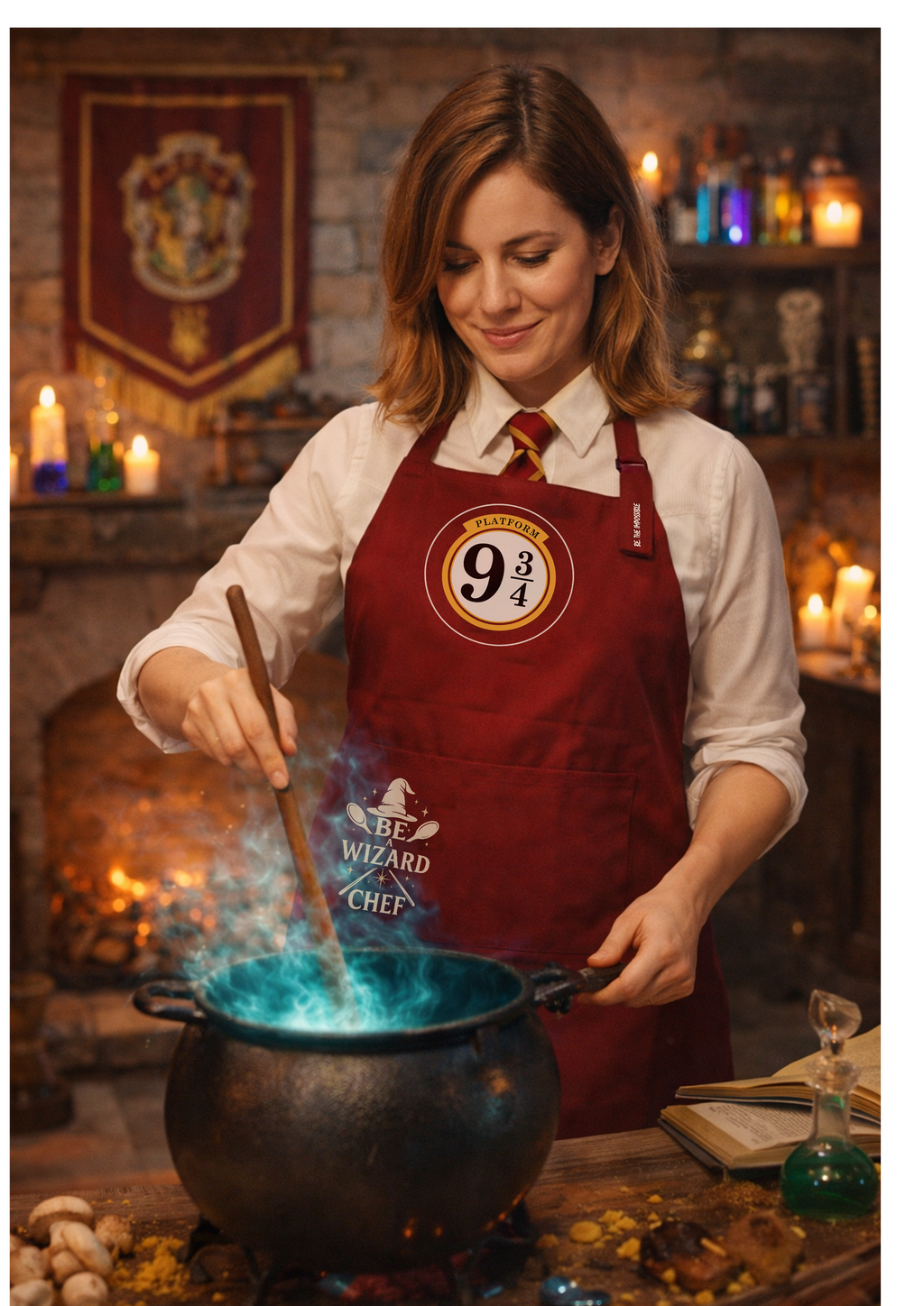 DELANTAL BOLSILLOS-  BE. — Wizard Chef Edition 🪄✨