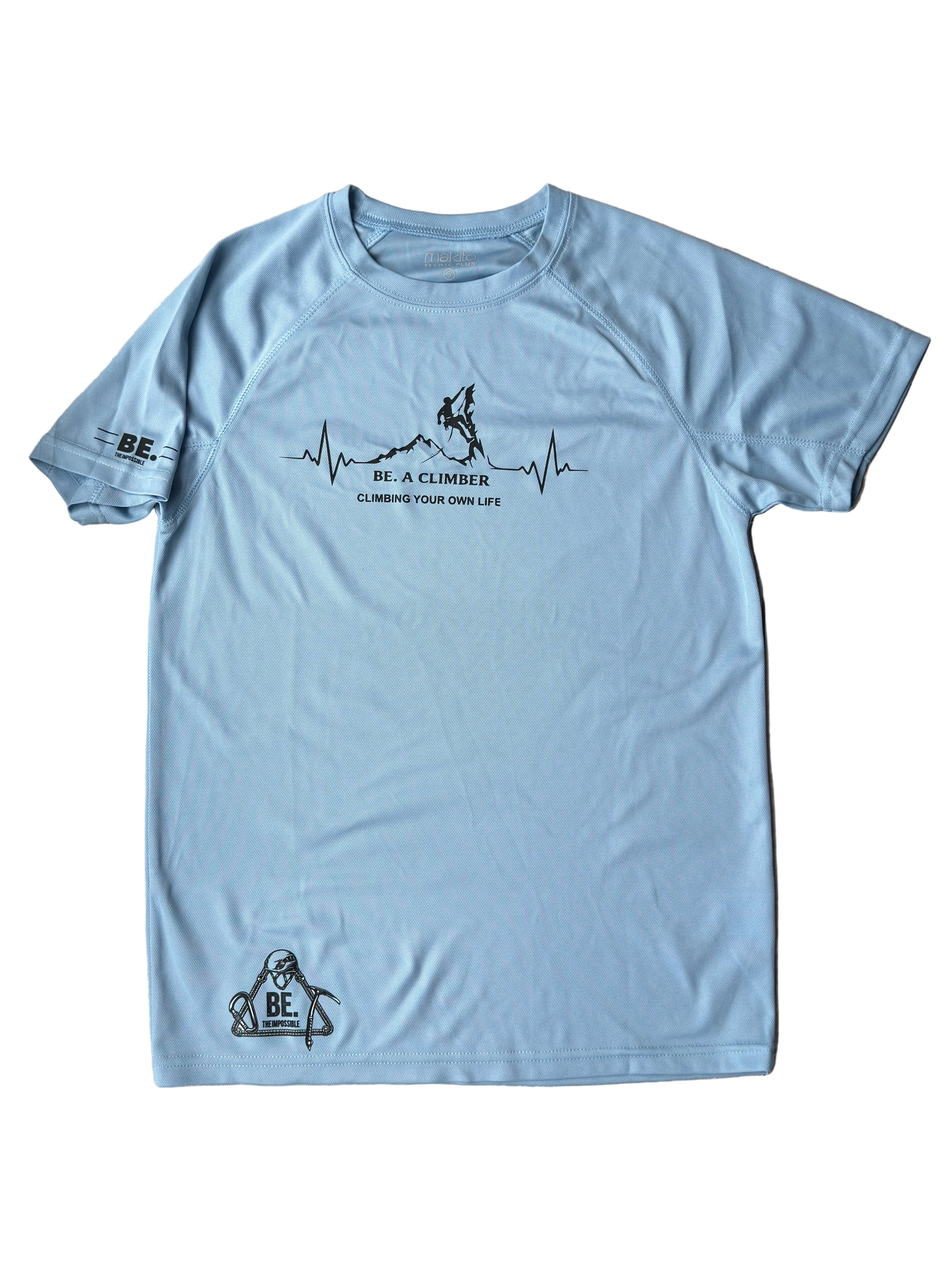 CAMISETA BE. A CLIMBER 🧗poliéster sport