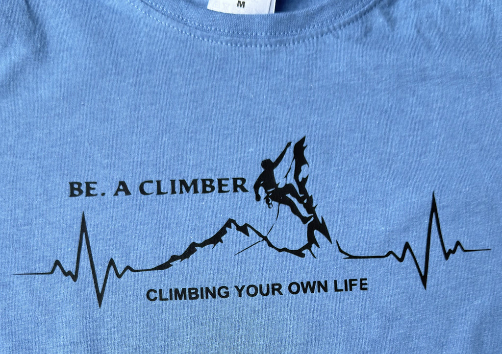 CAMISETA BE. A CLIMBER 🧗algodón/mujer