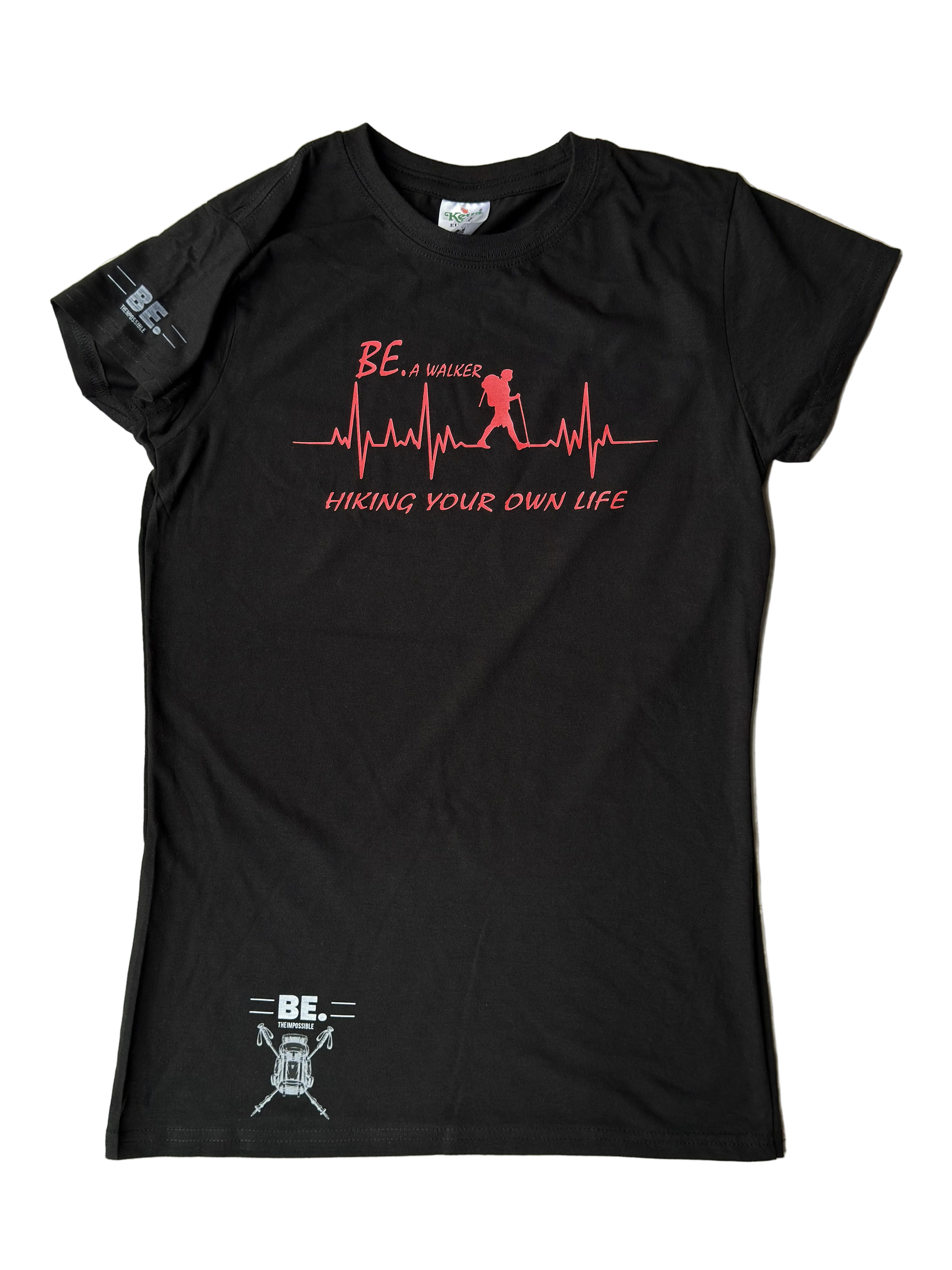 CAMISETA BE. A WALKER – Hiking Your Own Life / Mujer