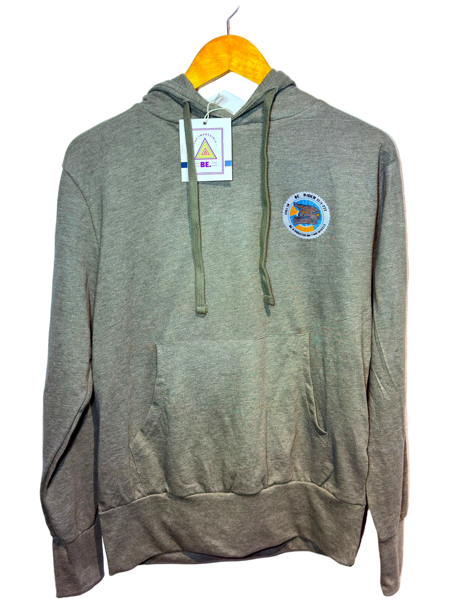 Sudadera “BE. RIDER” – Edición Libertad & Fuego Motocross 🔥🏍️