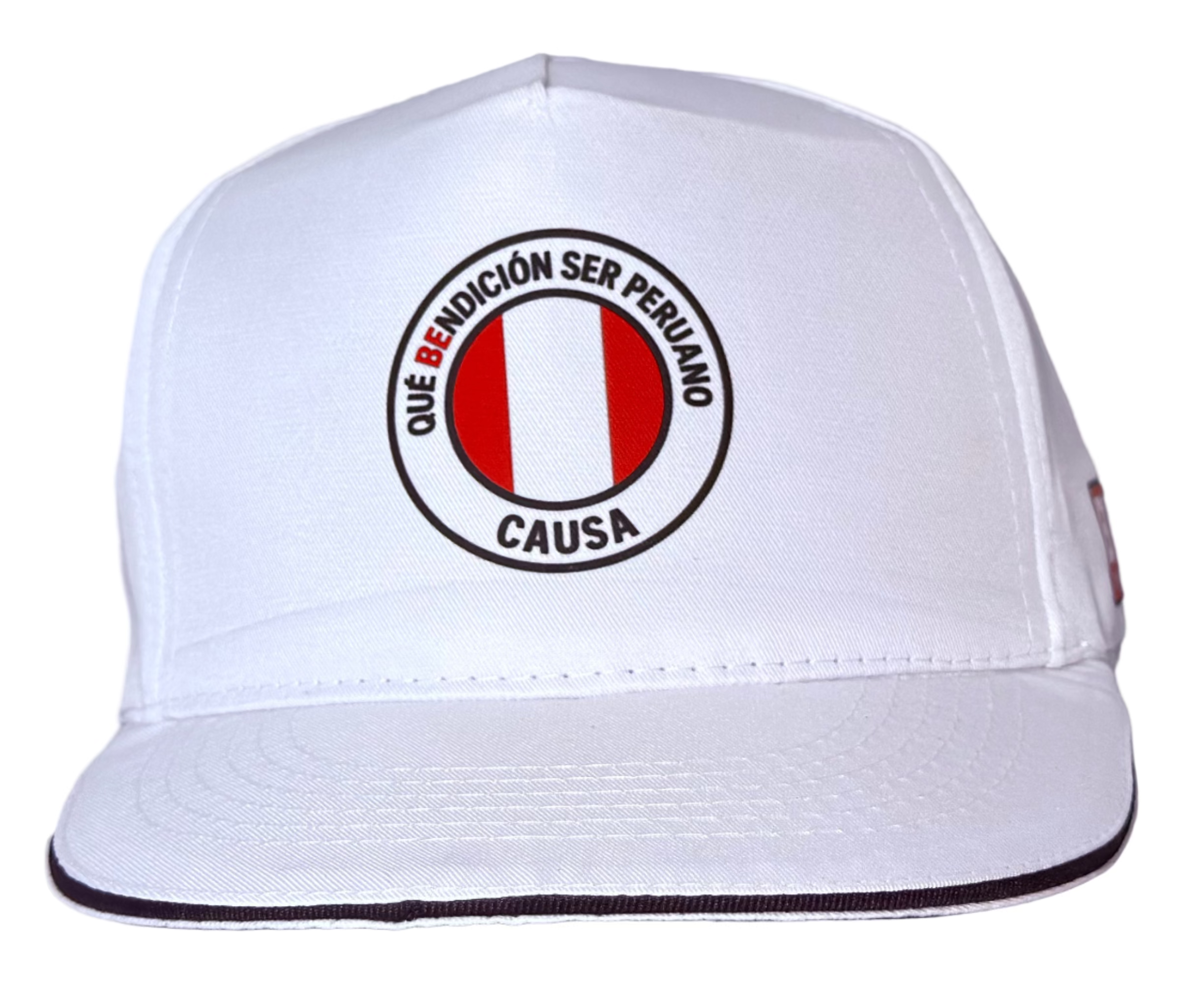 Gorra “Qué bendición ser peruano, causa” – Edición BE. THE IMPOSSIBLE 🇵🇪