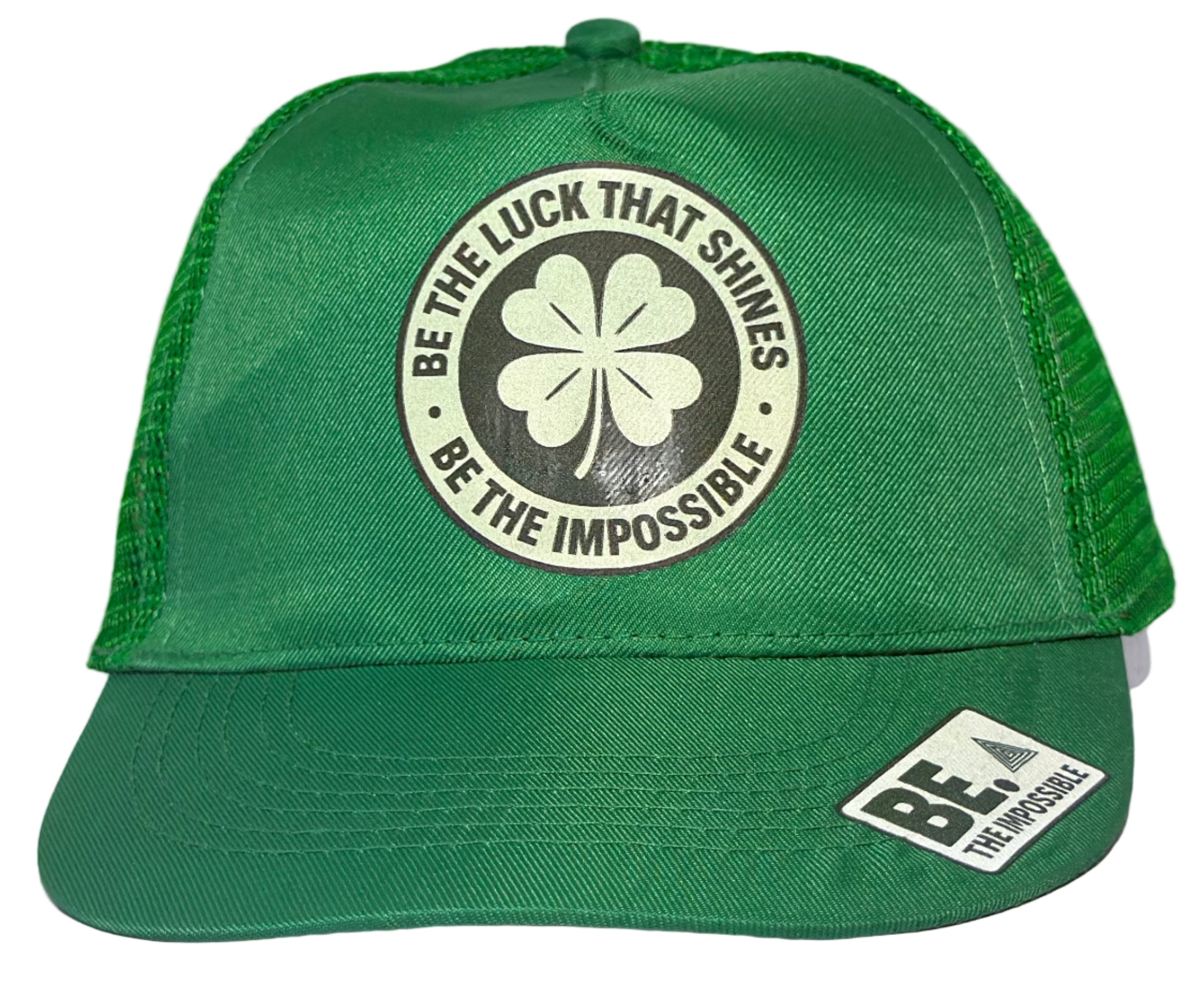 Gorra “BE. THE LUCK THAT SHINES” – Trébol Edition 🍀✨