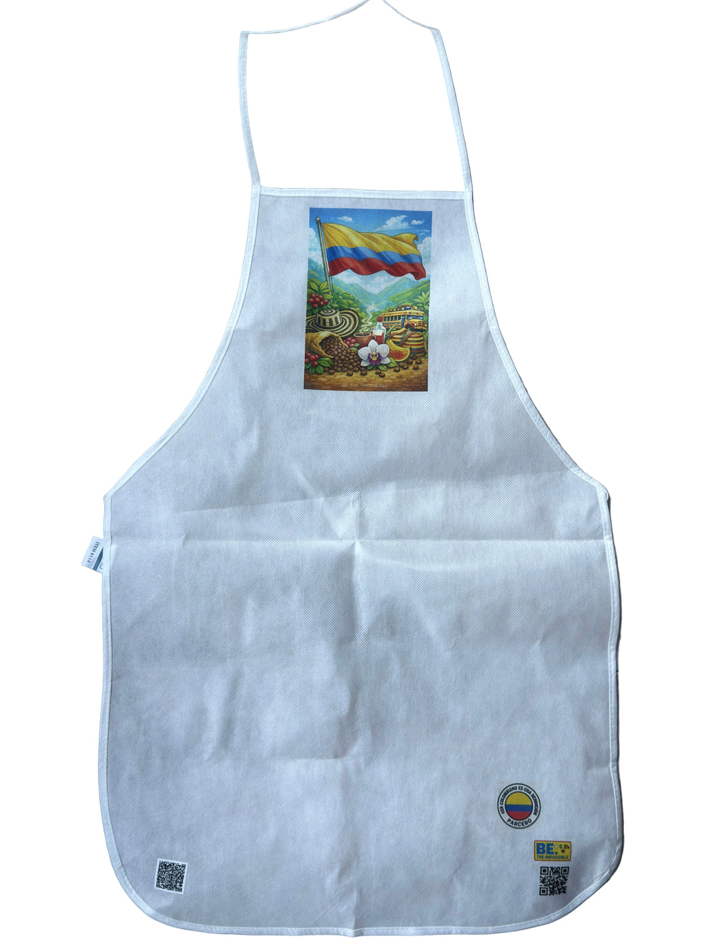 Delantal BE. 🟡🔵🔴Raíz Colombiana Edition