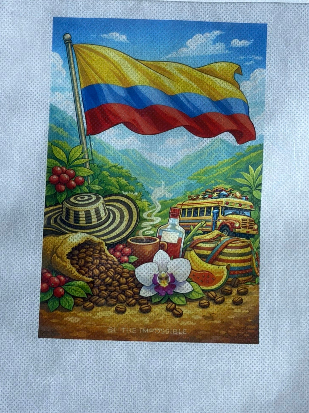 Delantal BE. 🟡🔵🔴Raíz Colombiana Edition