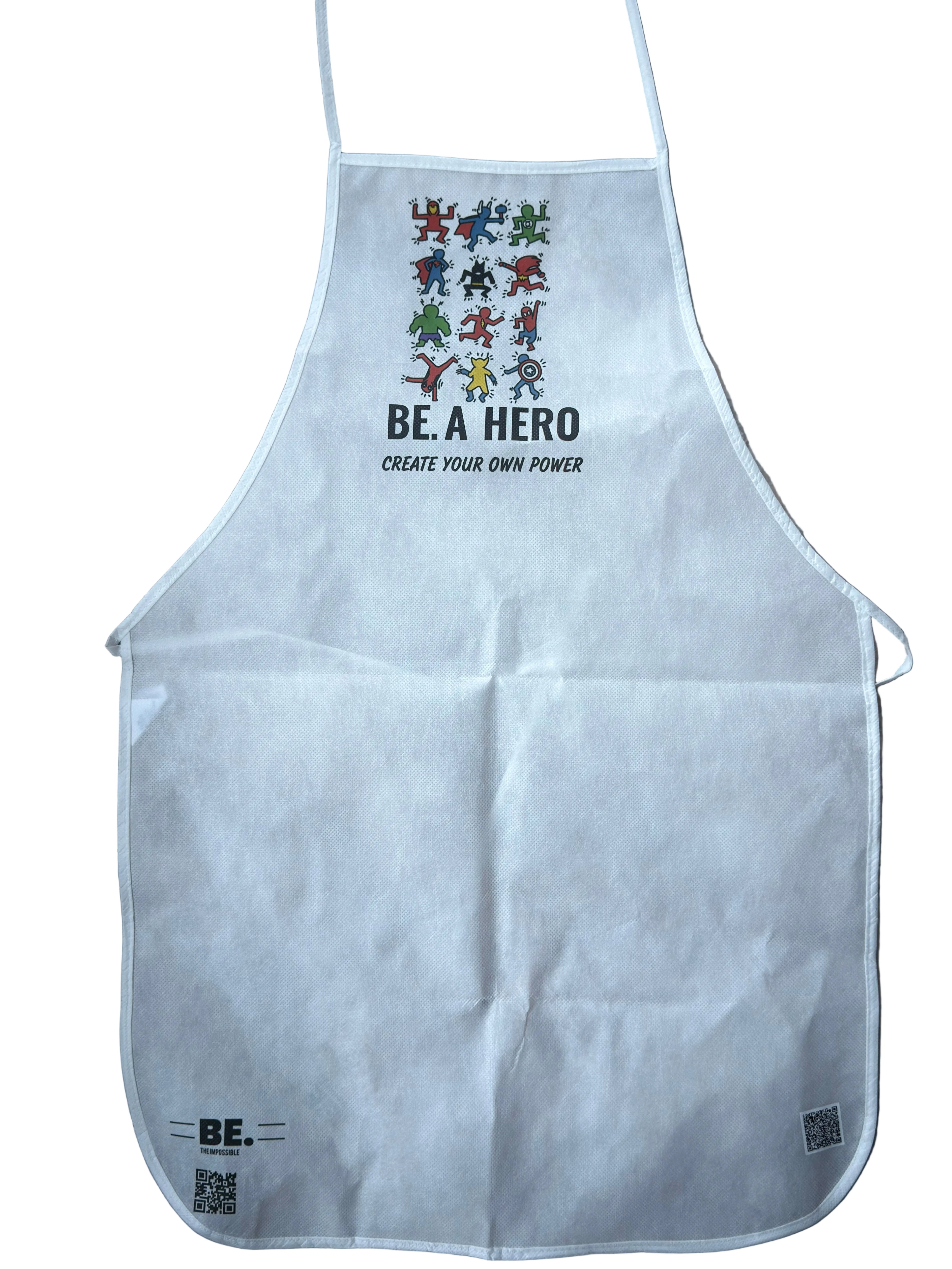 Delantal BE. 🦸‍♀️🦸‍♂️ Héroes Cotidianos Edition