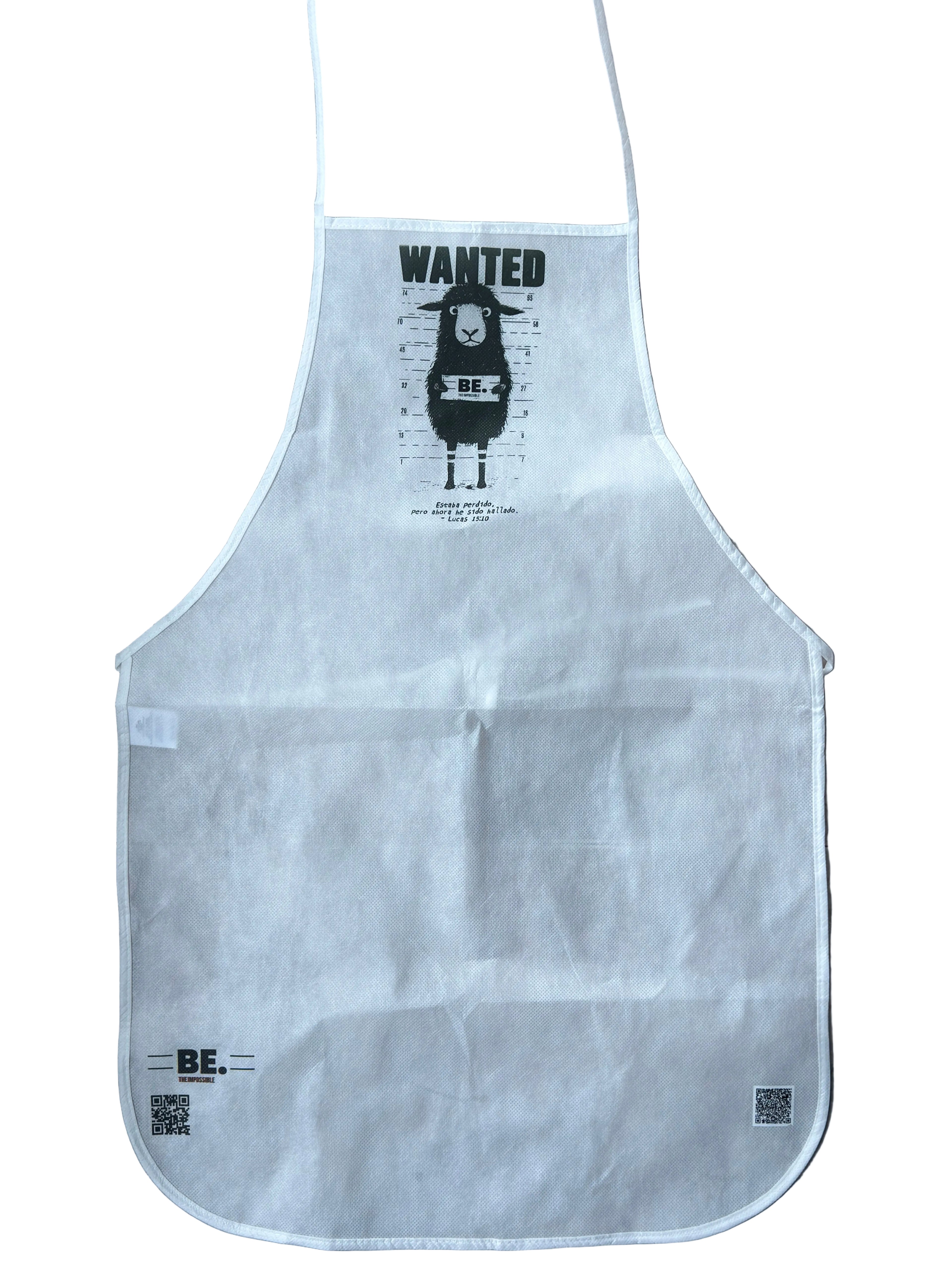 Delantal BE. 🖤🐑Propósito Hallado Edition