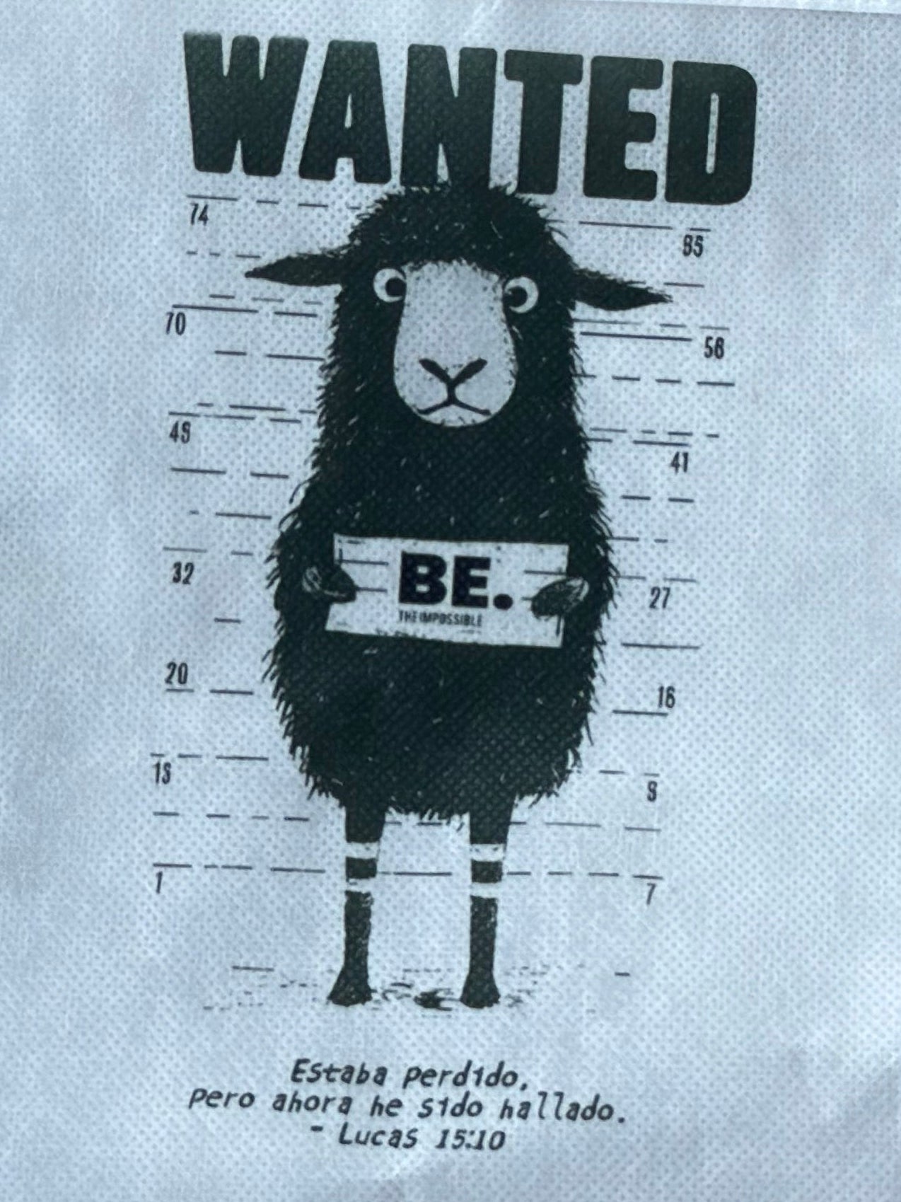 Delantal BE. 🖤🐑Propósito Hallado Edition