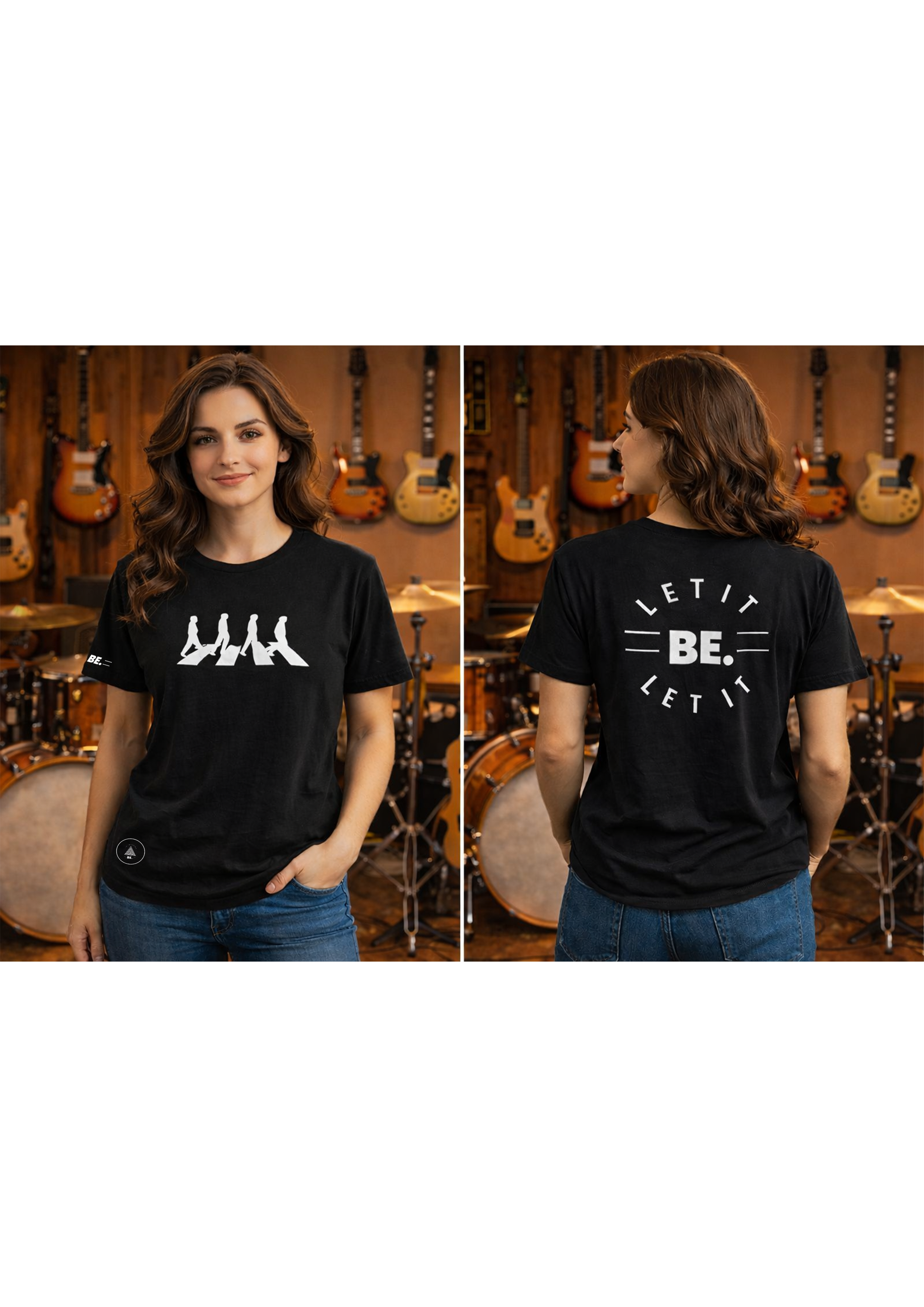 CAMISETA BE. LET IT BE – Resilience Music Edition 🎸🎶
