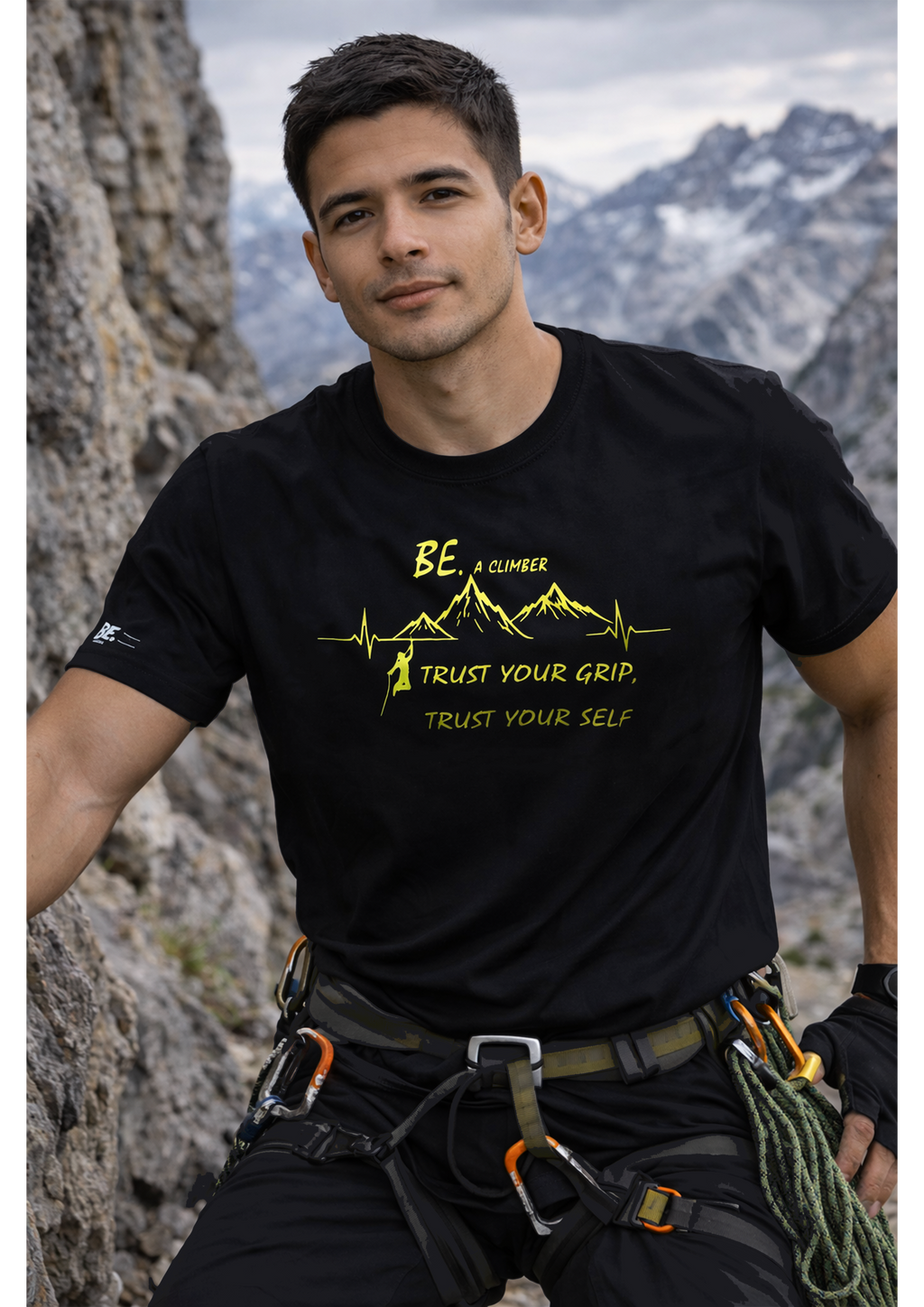 CAMISETA BE A CLIMBER – Trust Your Grip
