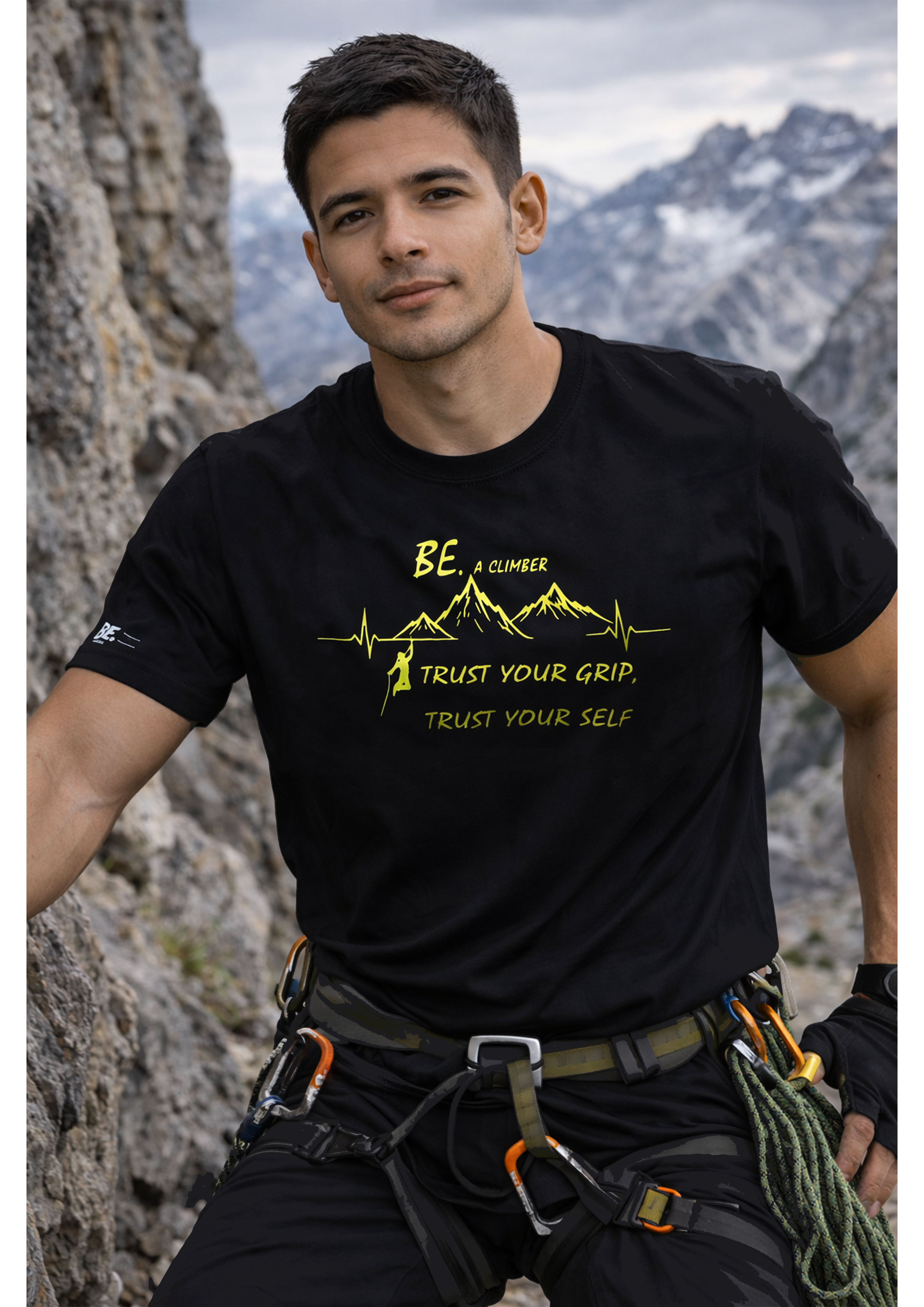 CAMISETA BE A CLIMBER – Trust Your Grip