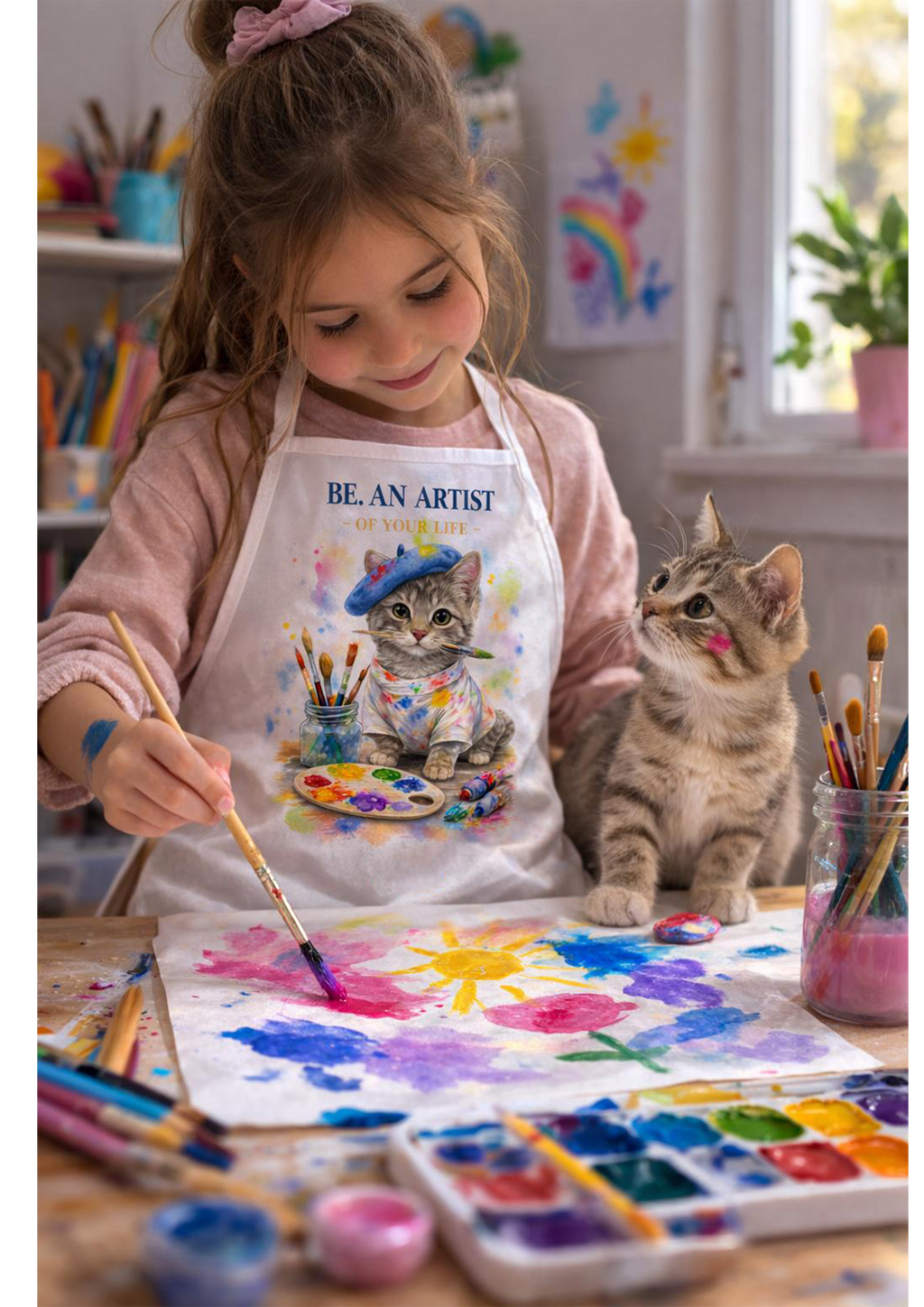 Delantal BE.  🎨✨Artista de tu Vida Edition