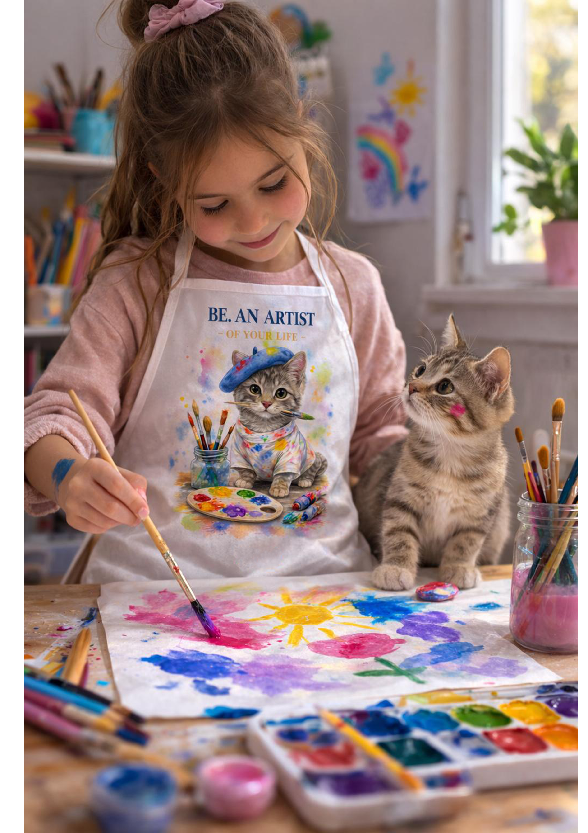 Delantal BE.  🎨✨Artista de tu Vida Edition