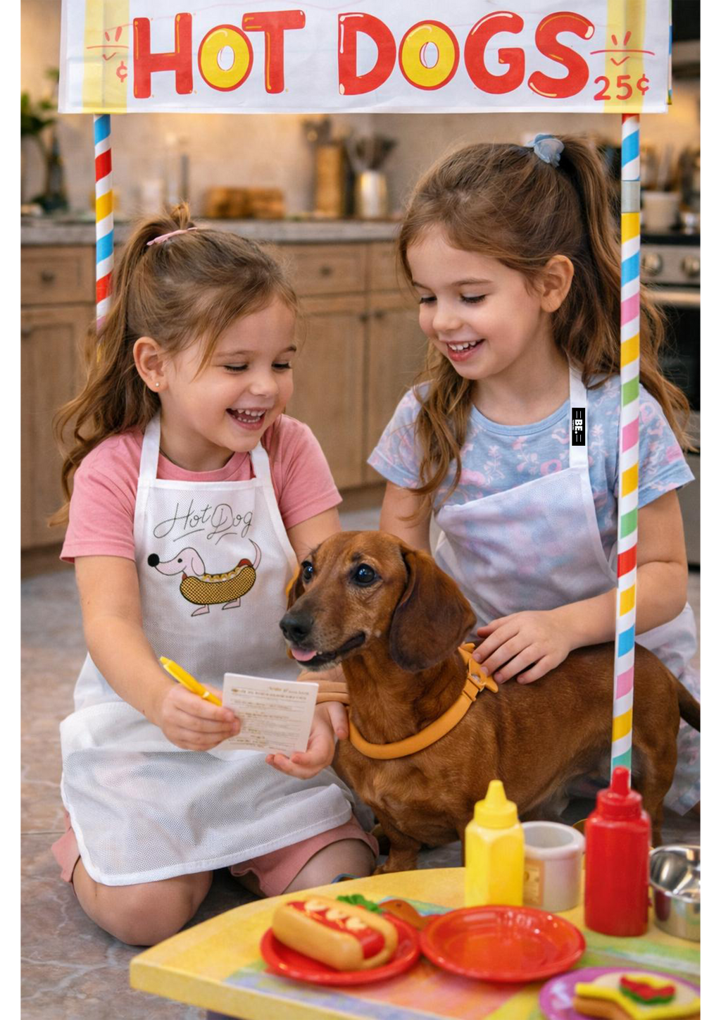 Delantal BE. PERRO SALCHICHA 🐕😅