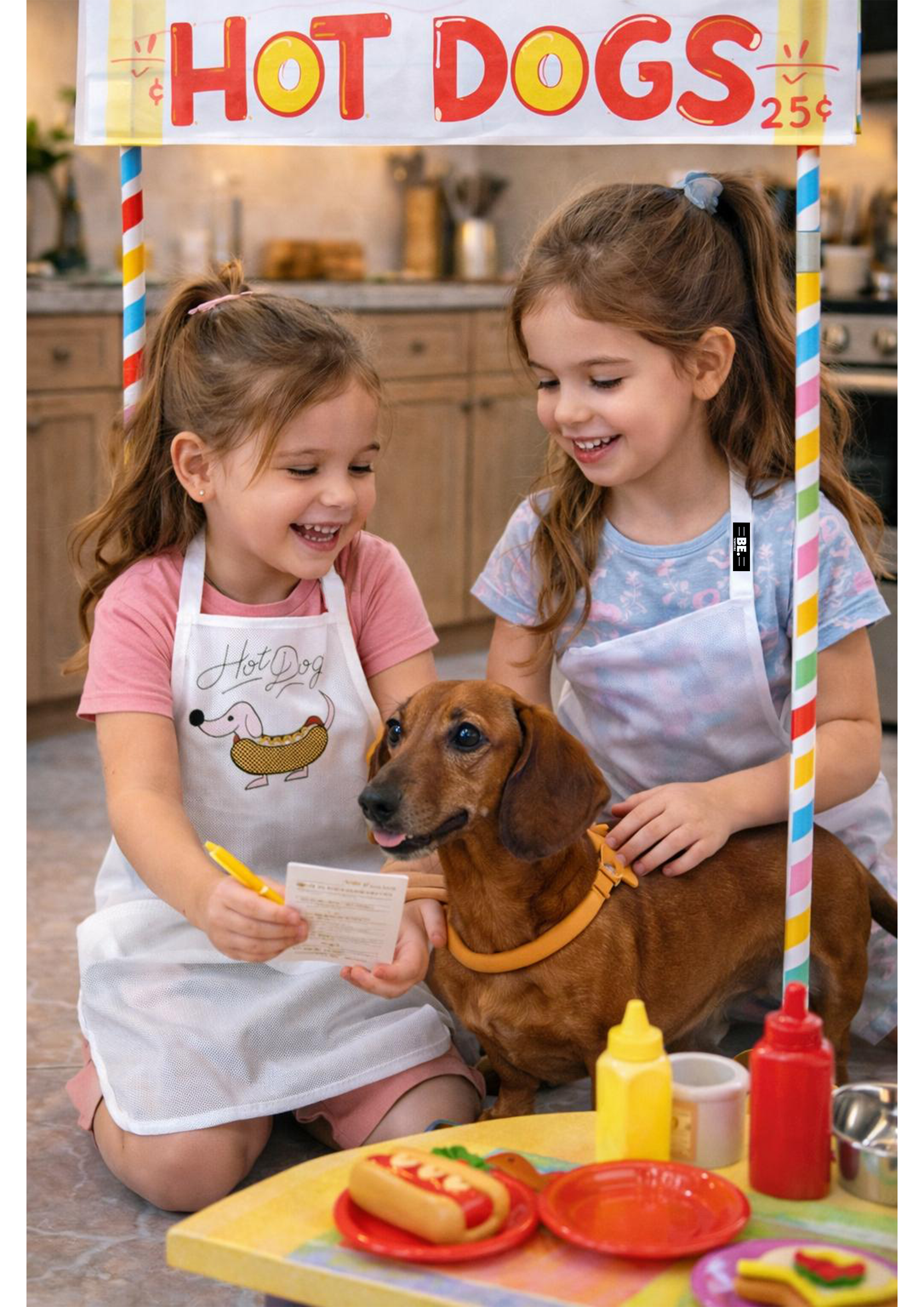 Delantal BE. PERRO SALCHICHA 🐕😅