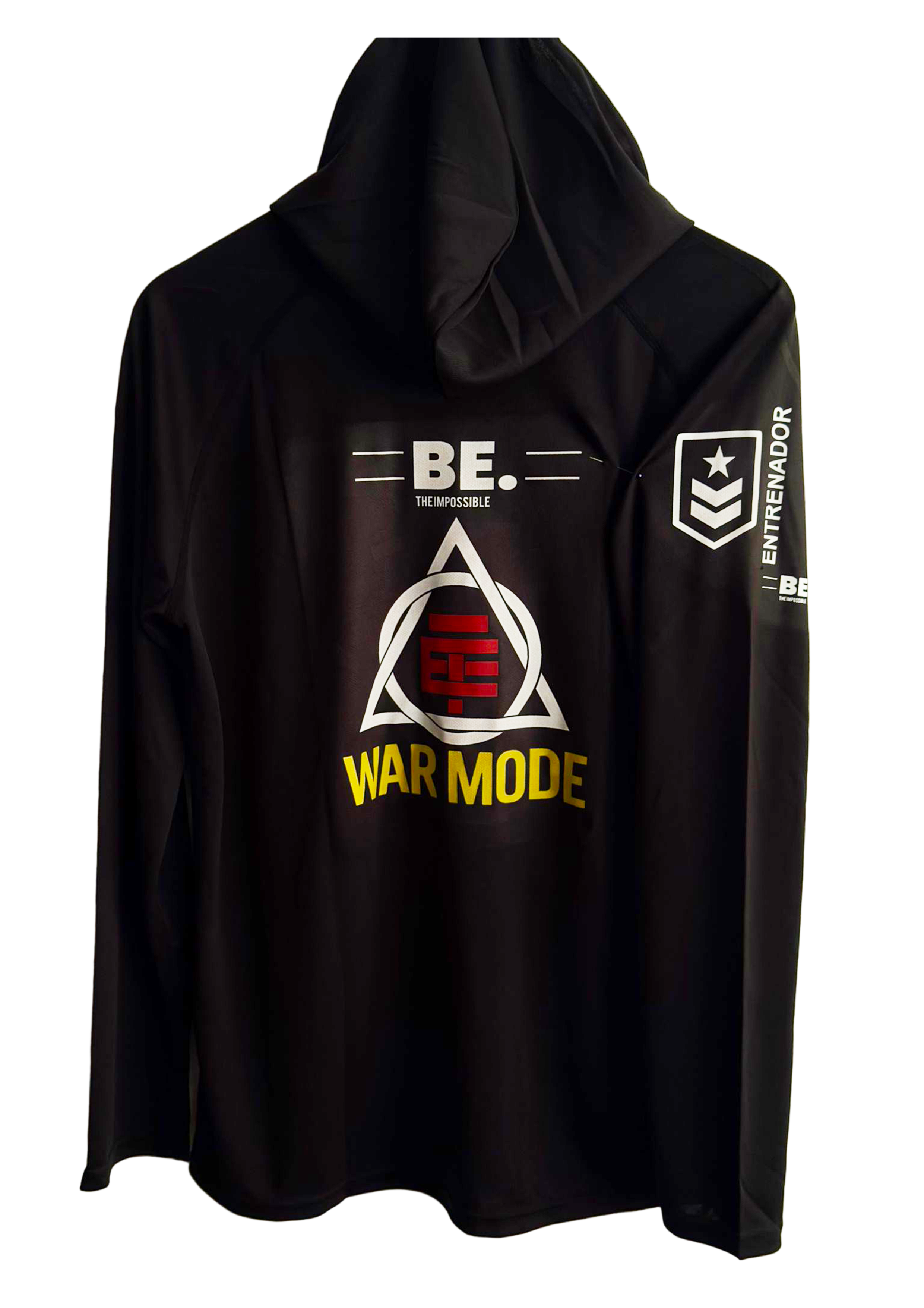 Sudadera “BE. WAR MODE” – Edición Entrenador & Mente de Hierro ⚔️🐺