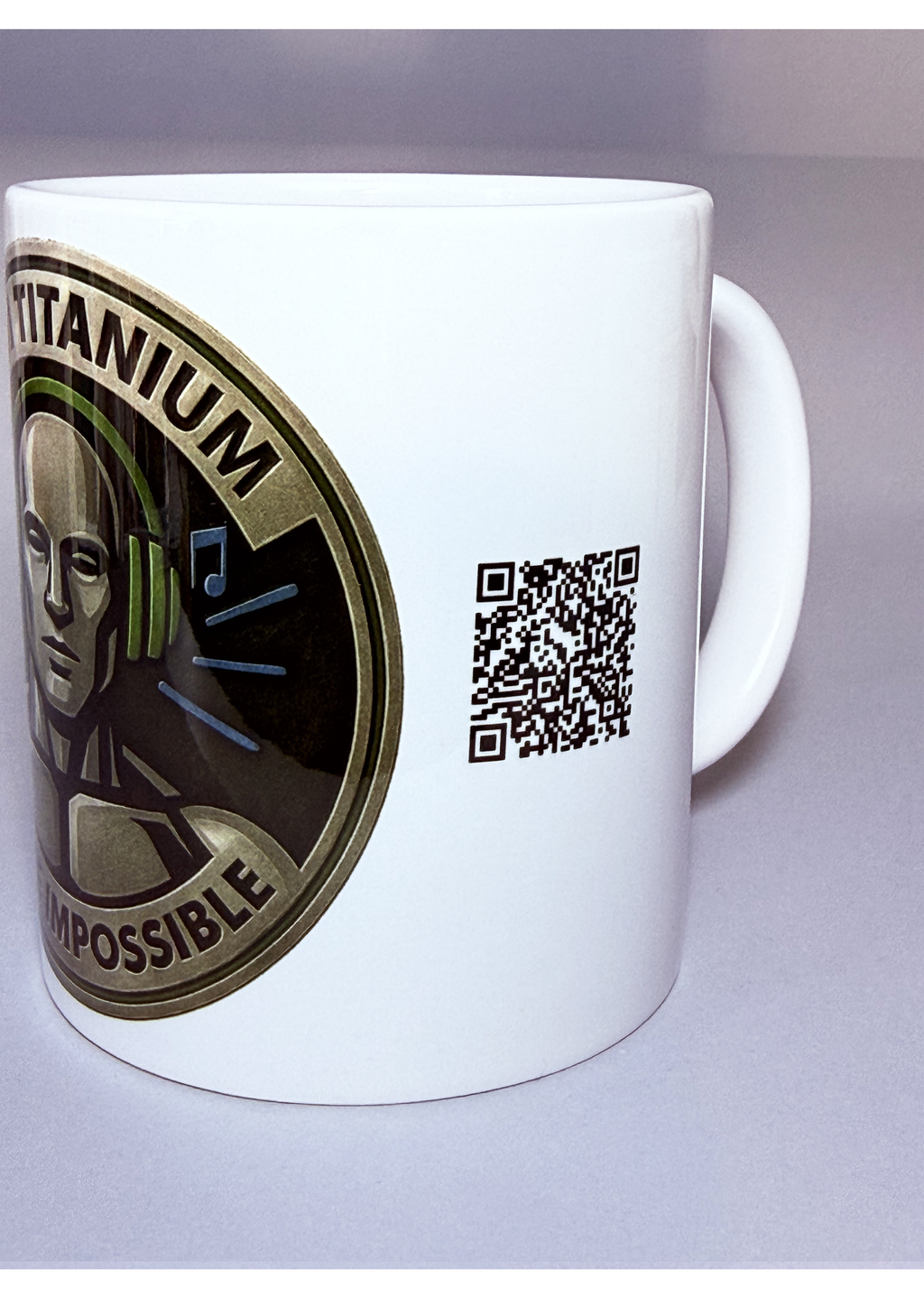 Taza musical “I AM TITANIUM - Ocher” – Edición BE. THE IMPOSSIBLE