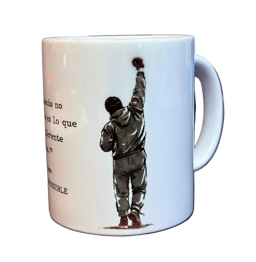 Taza inspirada en Rocky Balboa 🥊
