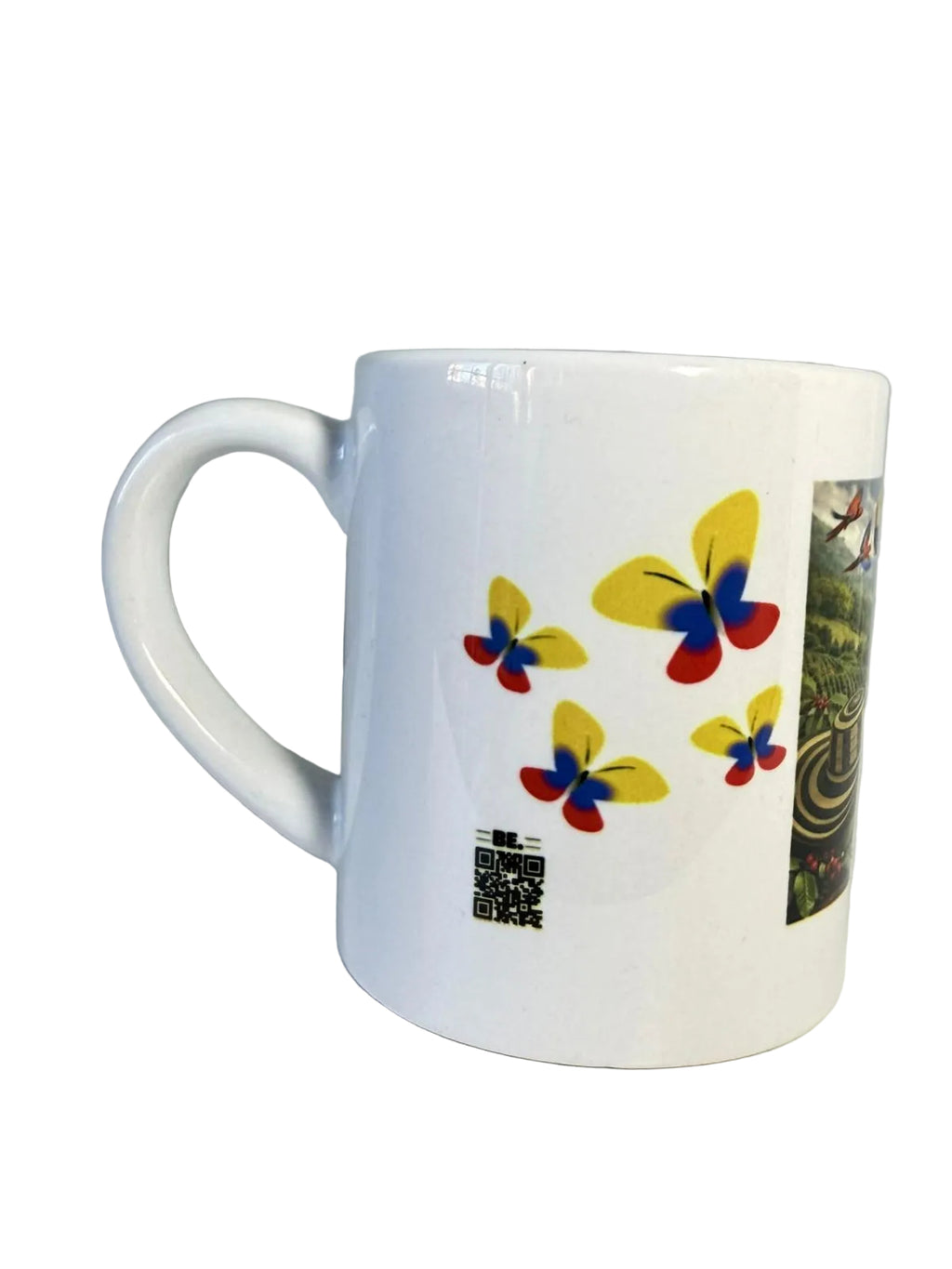 Taza colombia mariposas y mapa