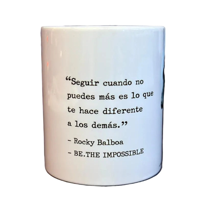 Taza inspirada en Rocky Balboa 🥊