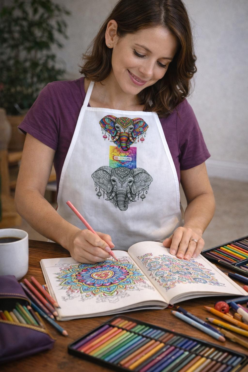 Delantal BE. — El Color lo Pones Tú Edition