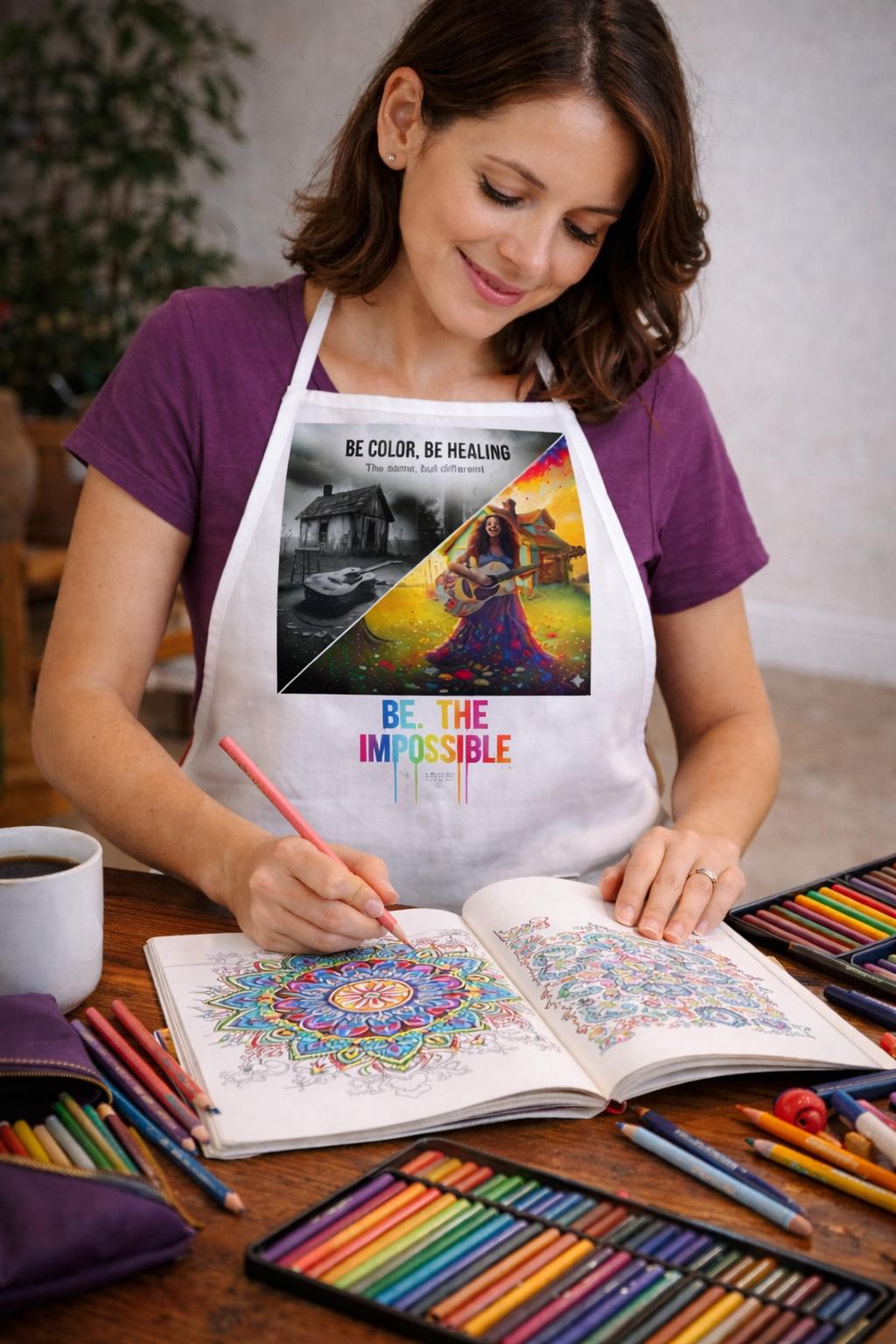 Delantal BE.  🎨👩‍🎨Color que Sana Edition