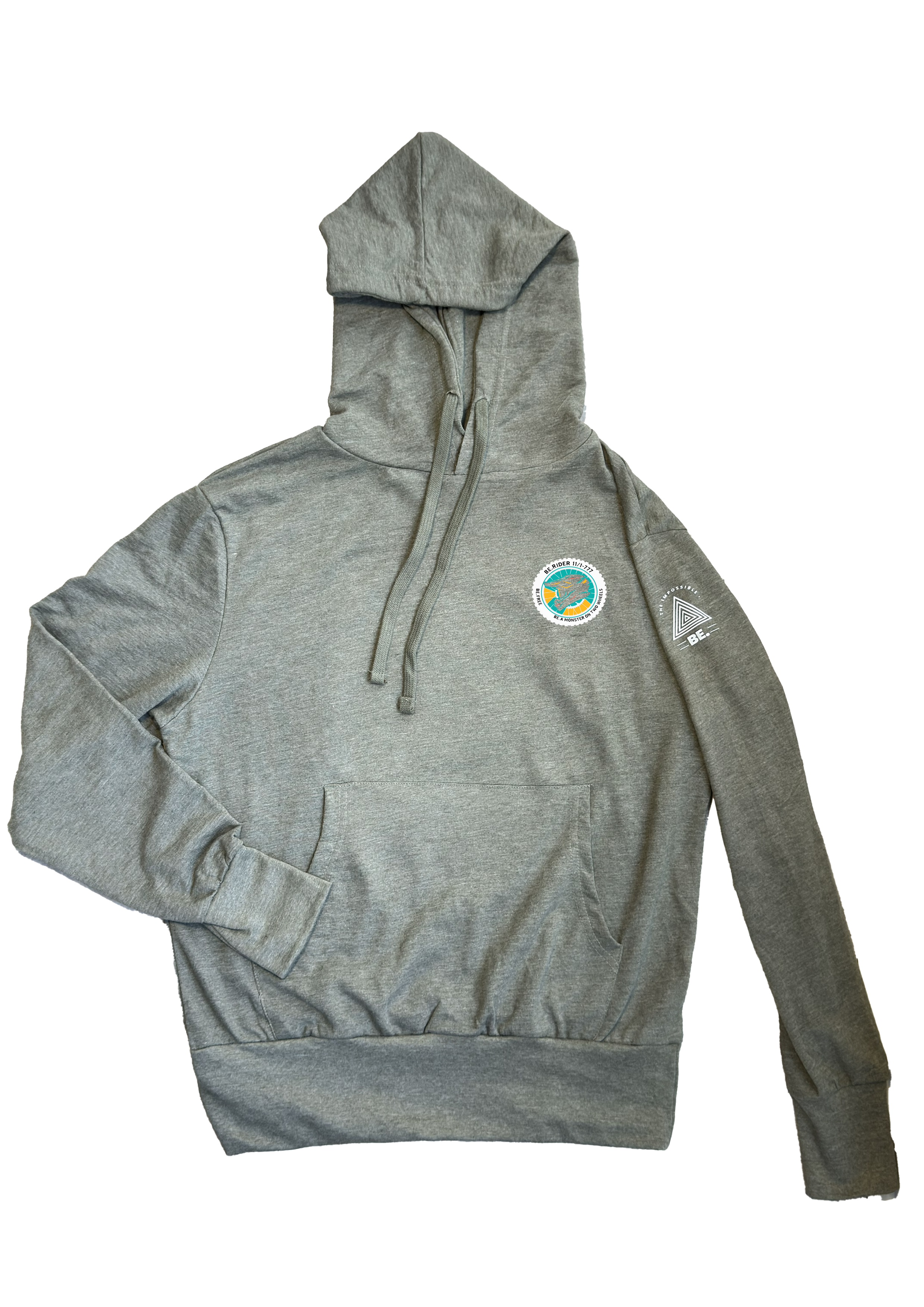 Sudadera “BE. RIDER” – Edición Libertad & Fuego Motocross 🔥🏍️