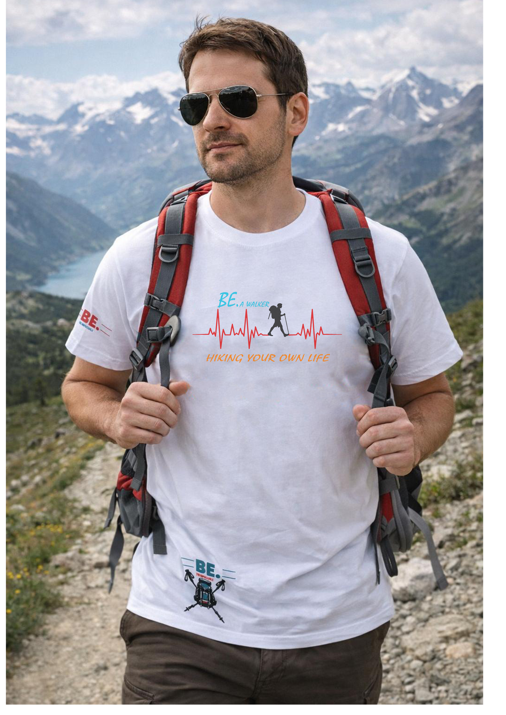 CAMISETA BE. A WALKER – Hiking Your Own Life