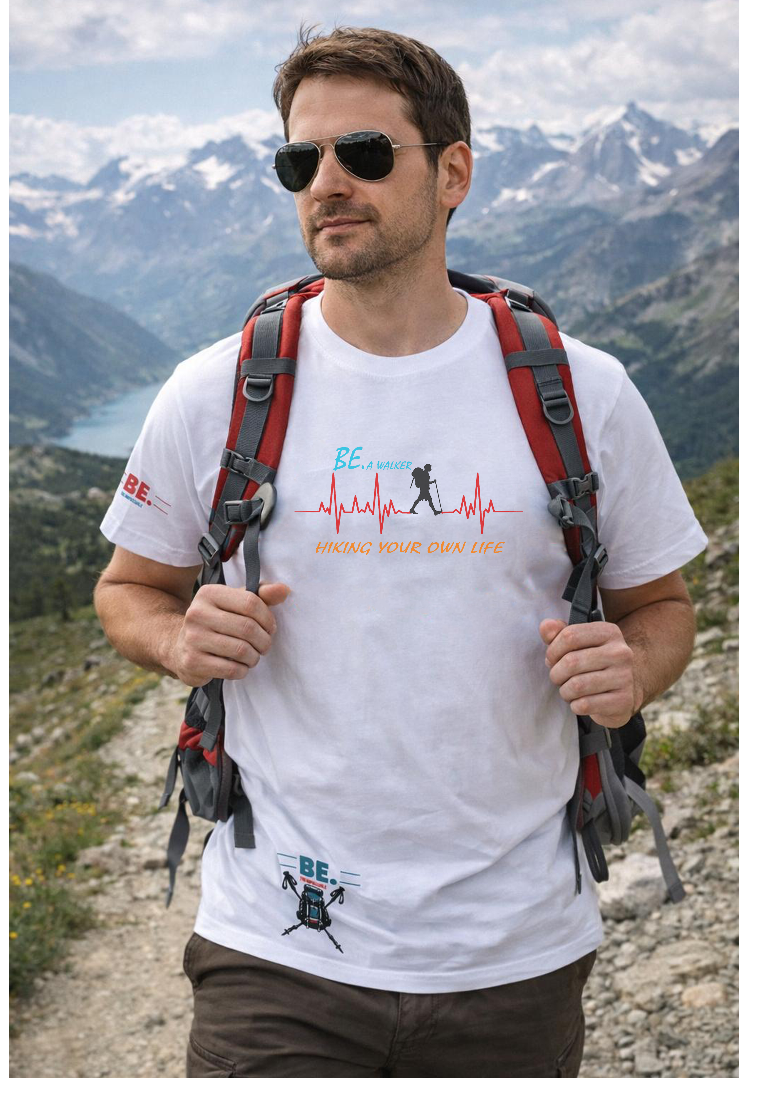 CAMISETA BE. A WALKER – Hiking Your Own Life