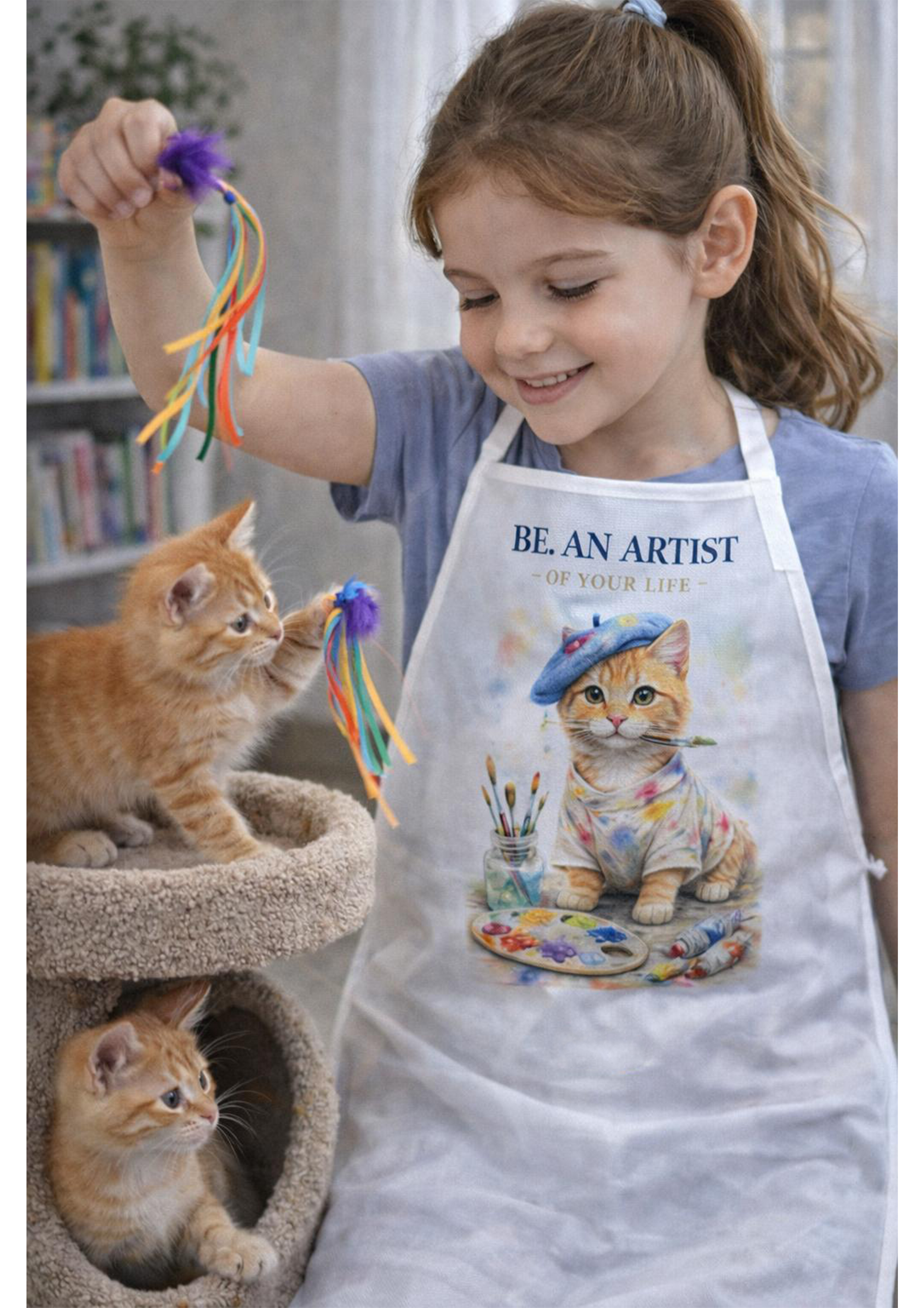 Delantal BE.  🎨✨Artista de tu Vida Edition