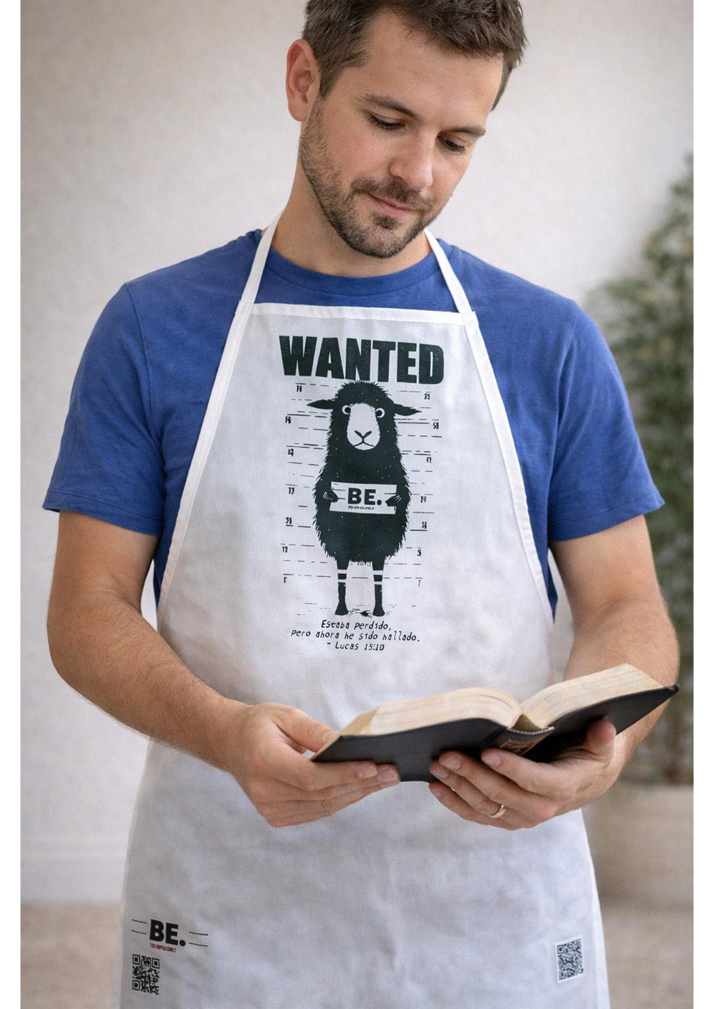 Delantal BE. 🖤🐑Propósito Hallado Edition
