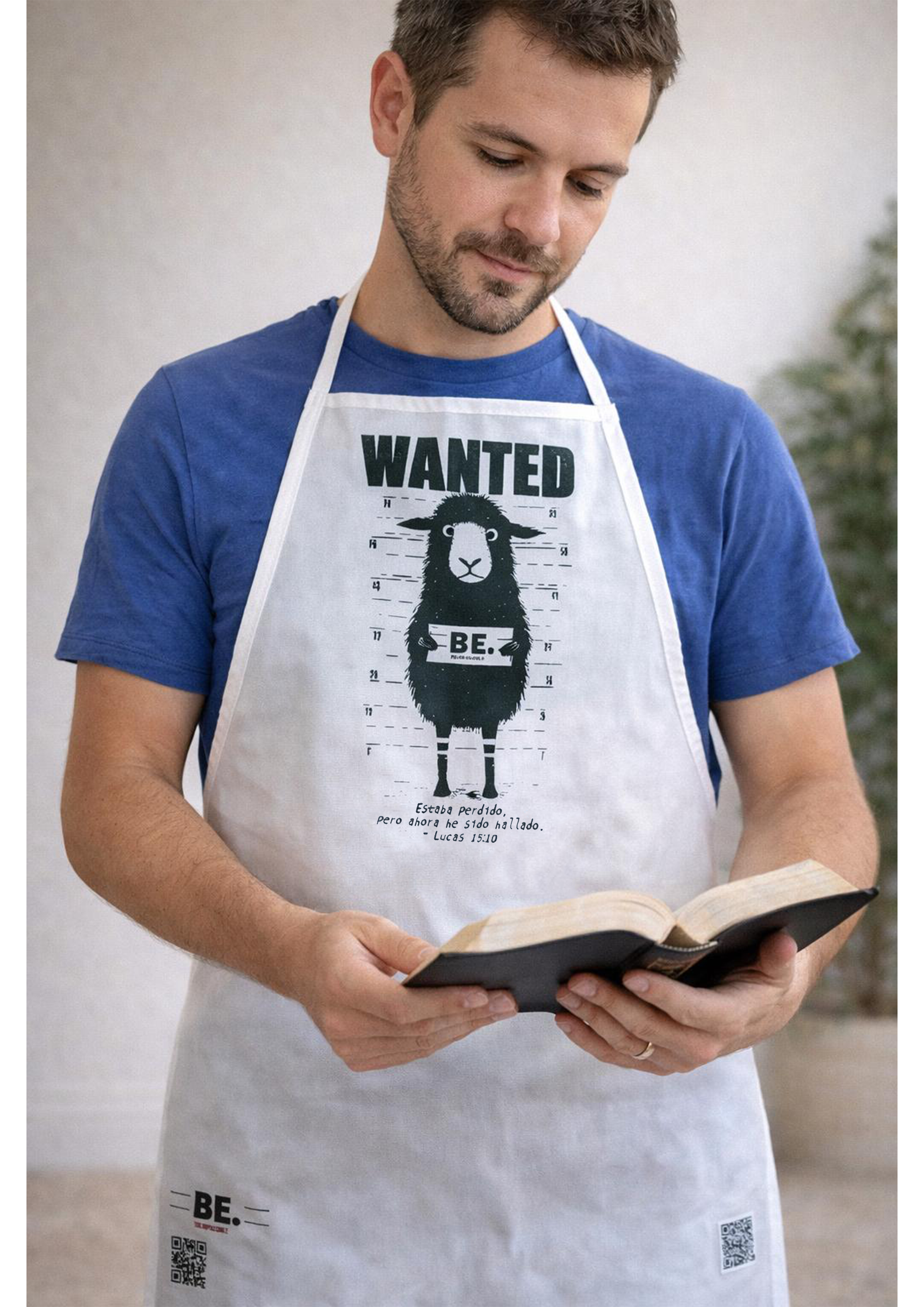 Delantal BE. 🖤🐑Propósito Hallado Edition